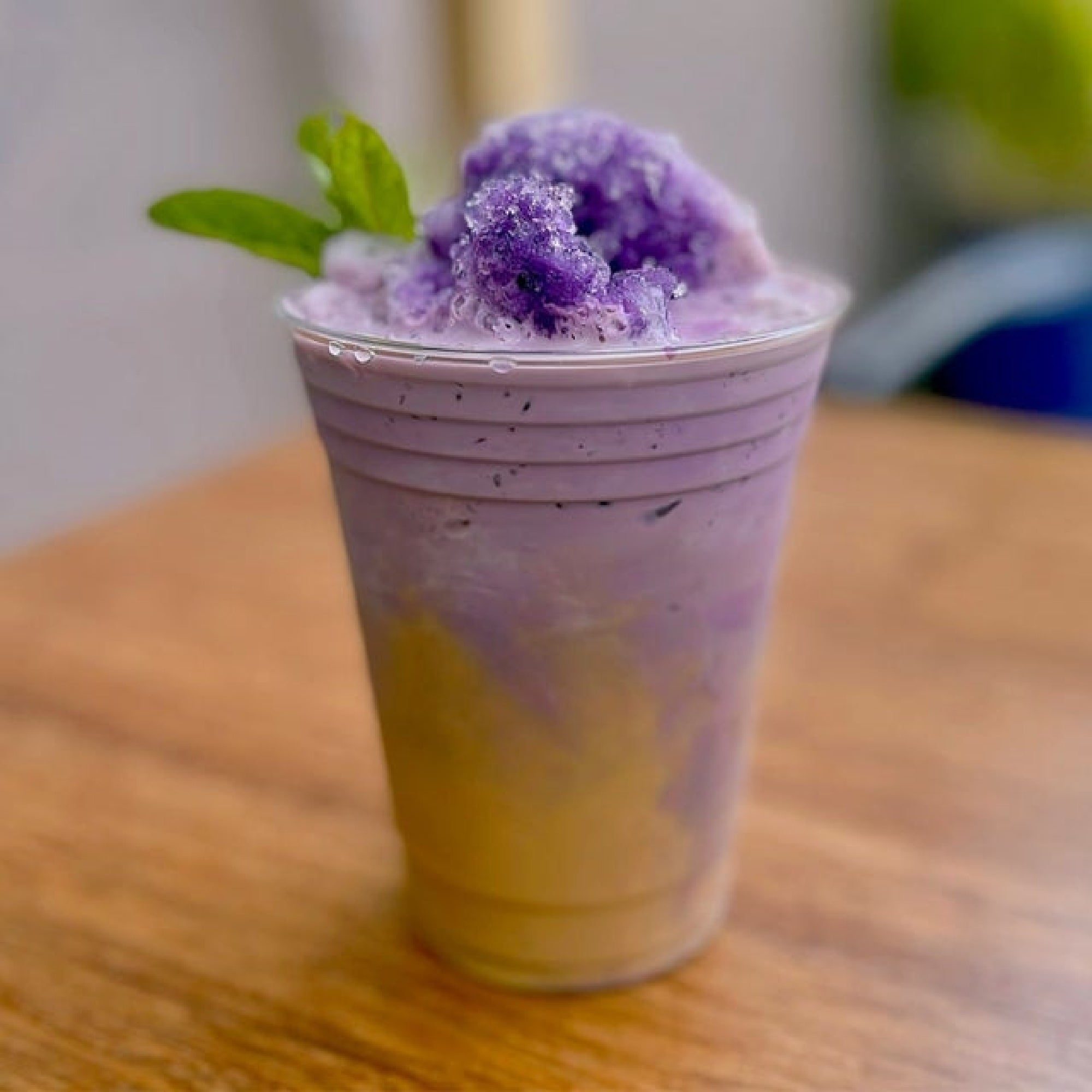 Ube Milk Coffee.